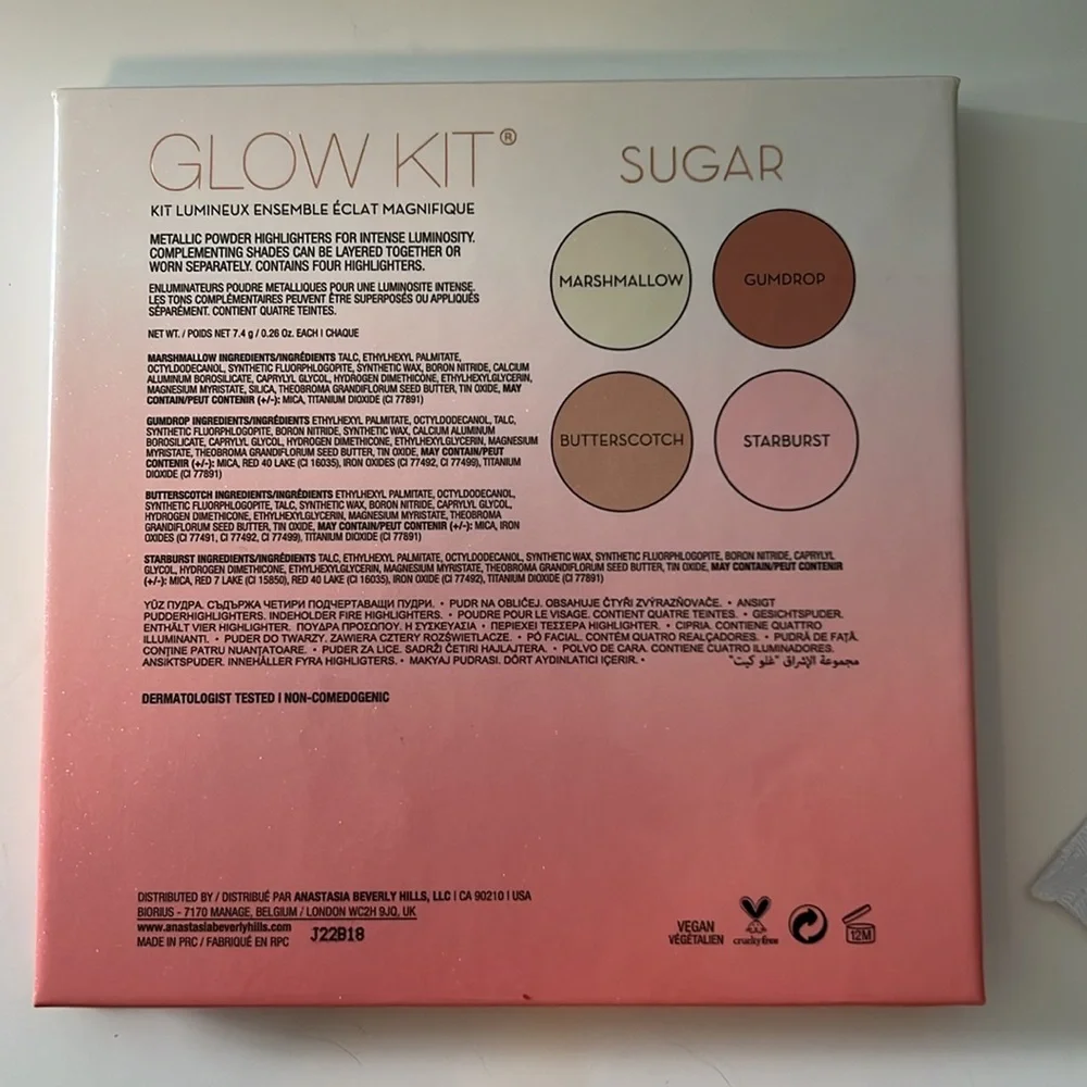 Anastasia Beverly Hills Sugar Glow Bronzer Highlighter Kit